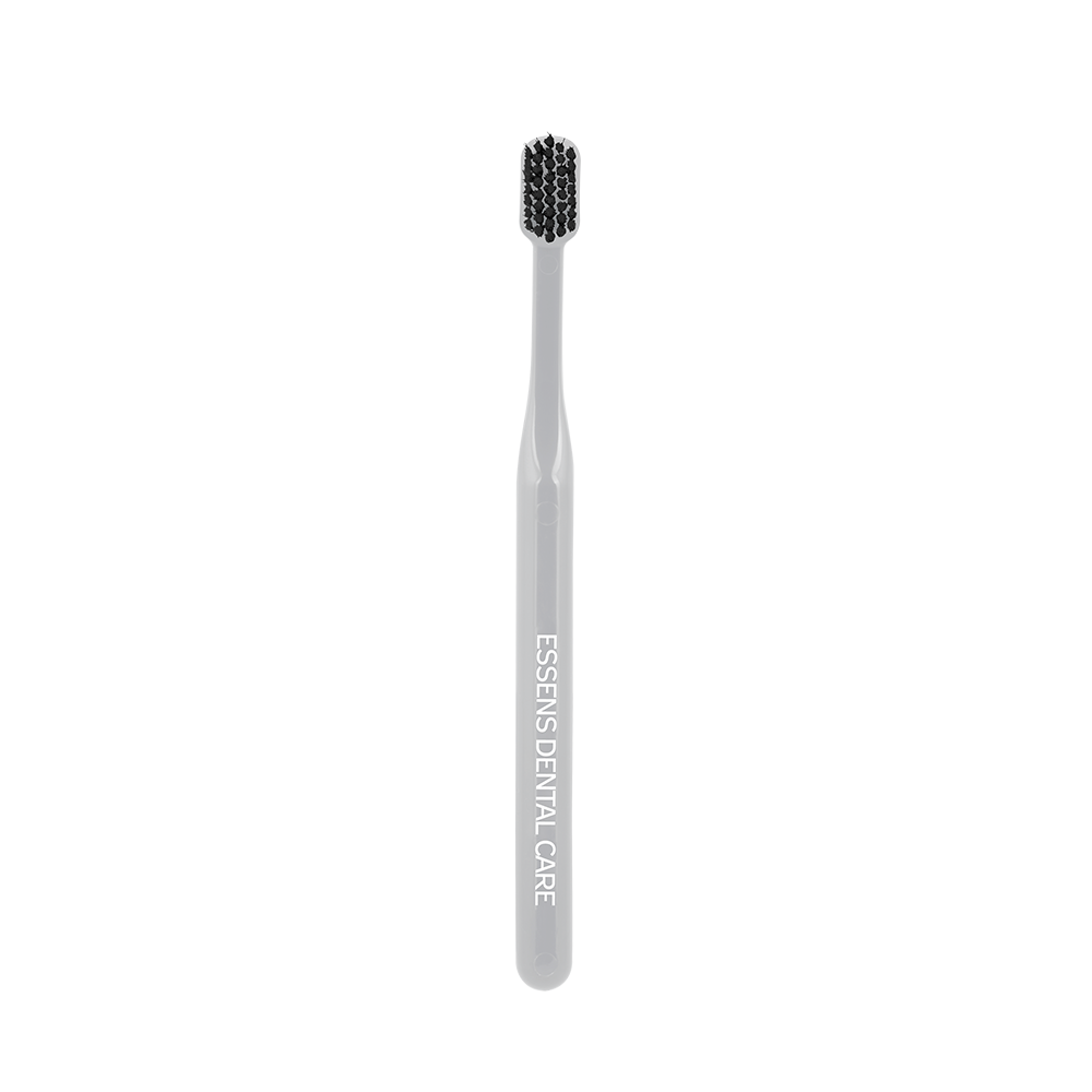 Зубна щітка Ultra soft (ультрам'яка) — Сіро-чорна