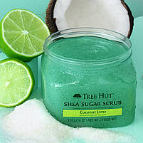 Скраб для тіла цукровий Tree Hut з олією ши та кокосом Coconut Lime Sugar для всіх типів шкіри, фото 5