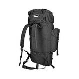 Рюкзак тактичний Mil-tec BW LAMPFRUCKSACK IMP SCHWARZ 65 літрів  чорний (14023002), фото 5