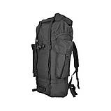 Рюкзак тактичний Mil-tec BW LAMPFRUCKSACK IMP SCHWARZ 65 літрів  чорний (14023002), фото 3