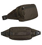 Сумка тактична поясная Mil-tec Traveller 23,5x6x12 см Олива 13512401, фото 2