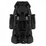 Тактичний рюкзак з дощовиком Mil-Tec Ranger 75 л Чорний (14030002), фото 4