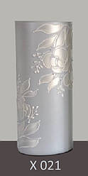 Ваза скляна для квітів циліндр Соломія 26,5 см