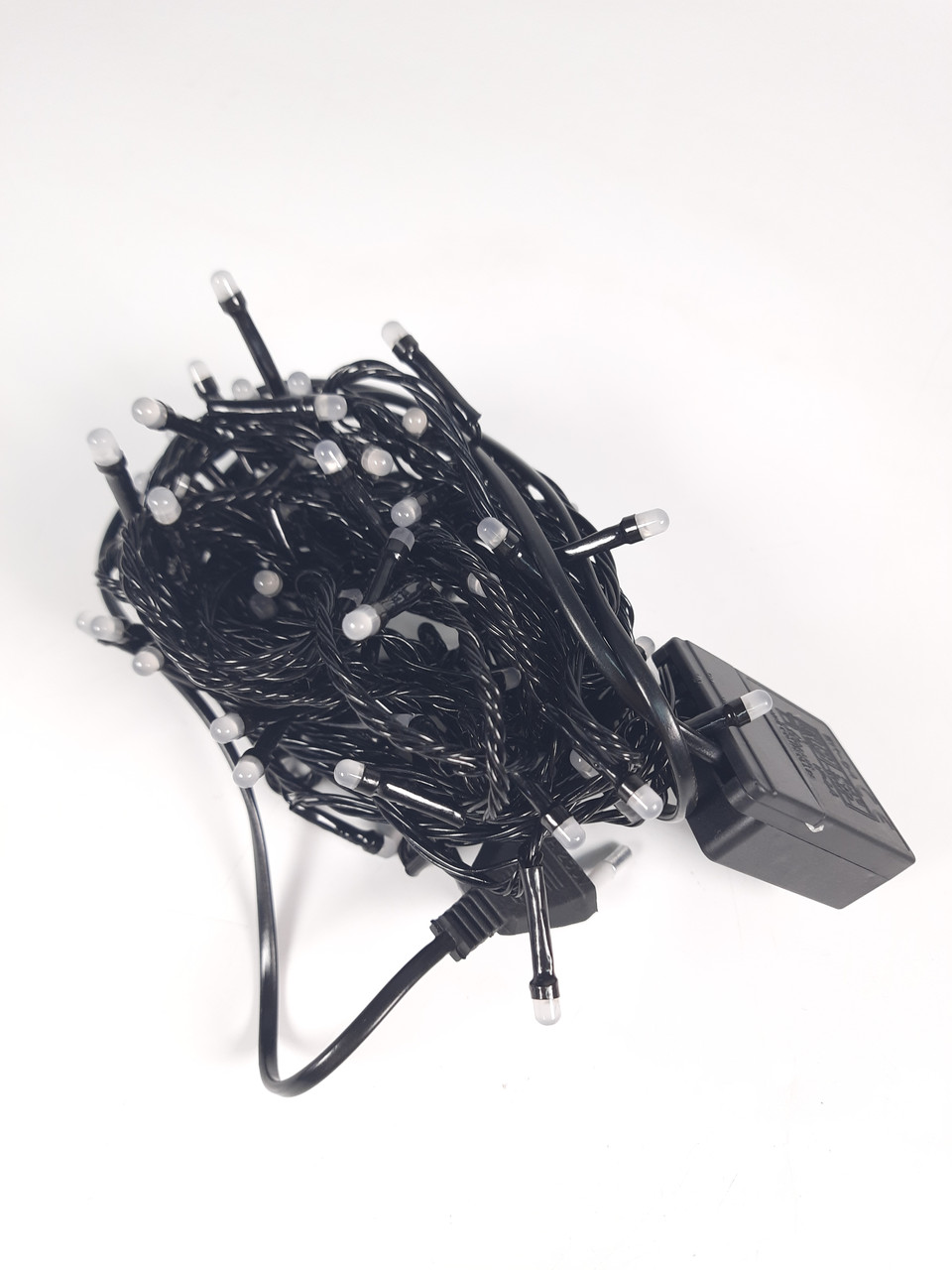 Світлодіодна LED гірлянда Twinkly Strings RGB 100, BT+WiFi, Gen II, IP44 кабель Чорний (TWS100STP-BEU), фото 1