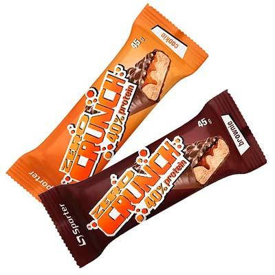 Батончики Sporter Zero Crunch 40% Protein 45 g, фото 1