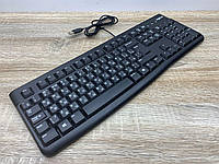 Клавиатура проводная USB Logitech K120 (920-002643) черная оригинал бу