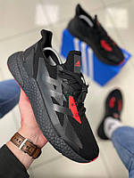 Мужские легкие кроссовки Adidas X9000 L3 CORE black/red, мужские повседневные кроссовки, уличные кроссовки