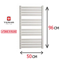 Рушникосушка Terma Marta плоска Біла 960х500