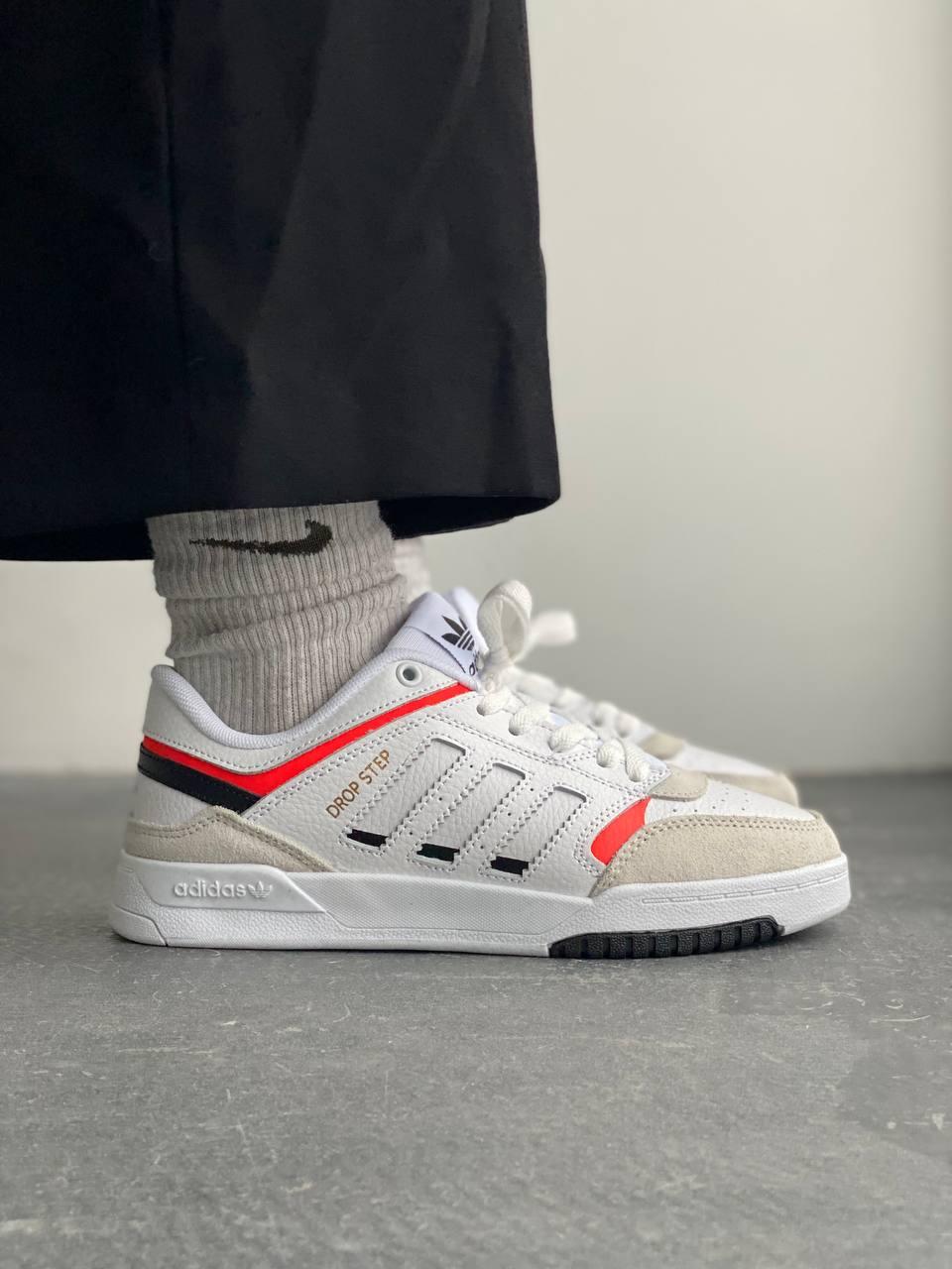 Модні кроссівки для дівчат Adidas Drop Step. Кросси жіночі Адідас Дроп Степ весна осінь.