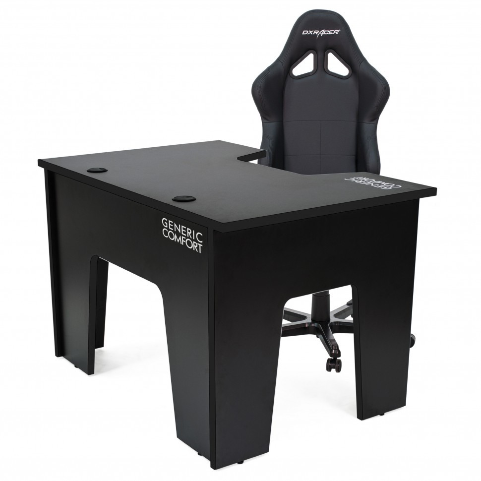 Стіл офісний, комп'ютерний. Дизайнерська серія lock Office Black