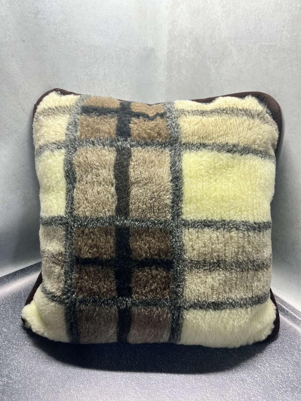 Подушка з овечої вовни 50*50, фото 1
