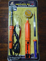 Набір для паяння Neng-Jun паяльник, олововідсмоктувач, каніфоль, припій, пінцет