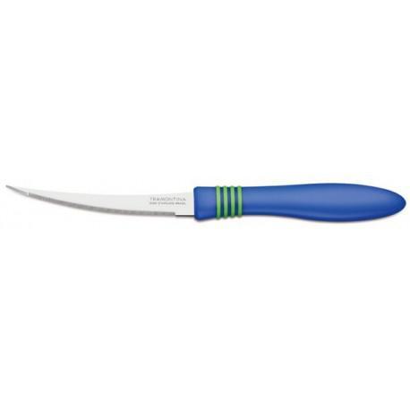 Ножі кухонні Трамонтіна COR & COR для томатів | лезо 12.7см синя ручка