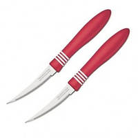 Ножи кухонные Трамонтина COR&COR для томатов | с красной ручкой лезвие 7.6см