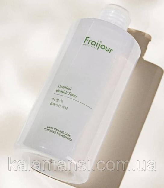 Заспокійливий тонер з центелою Fraijour Heartleaf Blemish Toner 500 мл, фото 1