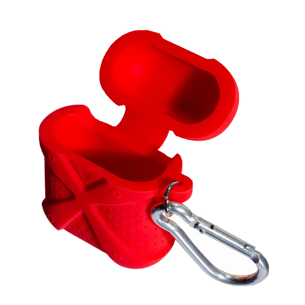 Чехол Color AirPods 1 / 2,  Red, фото 1