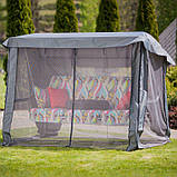 Качеля для саду 4-місна Venezia Lux зі столиками, фото 2