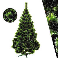 Сосна (святкова) двокольорова засніжена (світло/темно-зелена) | новорічна штучна ялинка | 1.5м