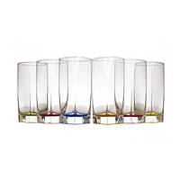 Набор высоких стаканов из стекла Luminarc «Sterling bright colors» | 6шт | 330мл