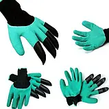 Садові рукавички з пазурами Garden Genie Gloves Гарден Джені Гловес, фото 3