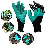 Садові рукавички з пазурами Garden Genie Gloves Гарден Джені Гловес, фото 4