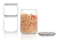 Набор банок для хранения сыпучих продуктов | 3 ёмкости (500, 750, 1000 мл) | Luminarc