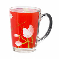 Чашка для чая стеклокерамика | 320мл | Luminarc red orchis