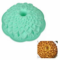 Силиконовая форма для выпечки кексов и пирогов "Цветы" 850-6CW586
