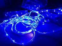 Гирлянда новогодняя светодиодная лента синяя | (LED) 5 метров