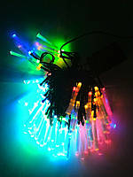 Светодиодная новогодняя гирлянда Усики | (LED) 100 ламп | (9 режимов свечения)