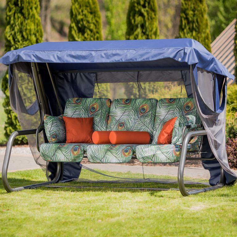 Качеля садова 4-місна Venezia Lux на 400 кг.