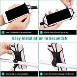 Тримач для телефону на кермо велосипеда BM-46, силіконовий, помаранчевий, фото 5