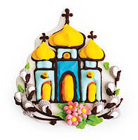 Кондитерский декор украшение на пасху серия "церкви"