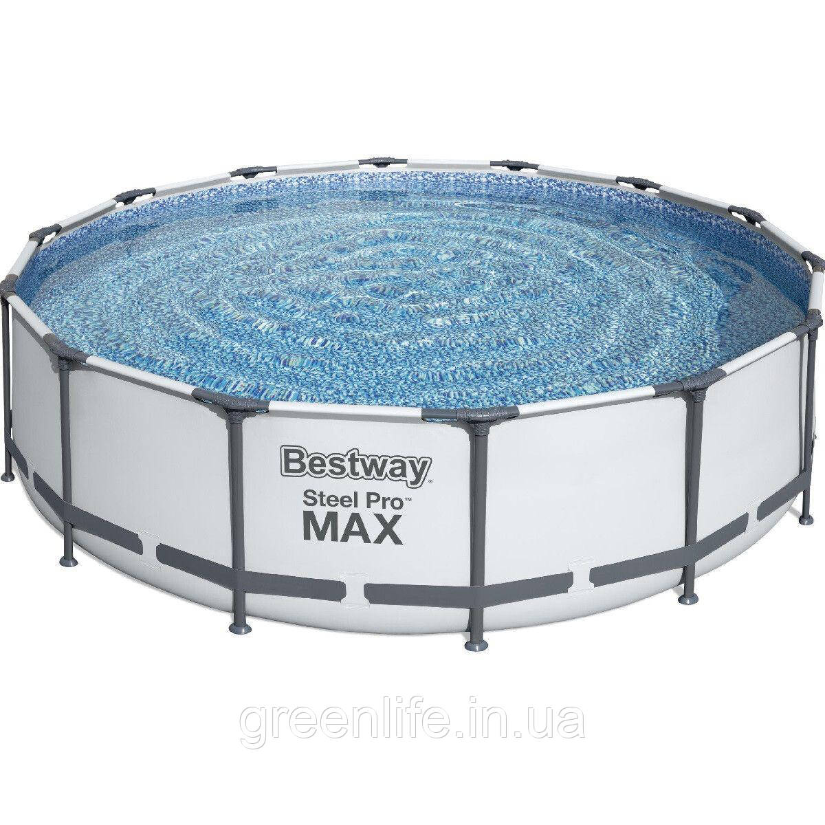 Каркасний басейн Bestway 56438 (457х122 см) з картриджним фільтром та драбиною