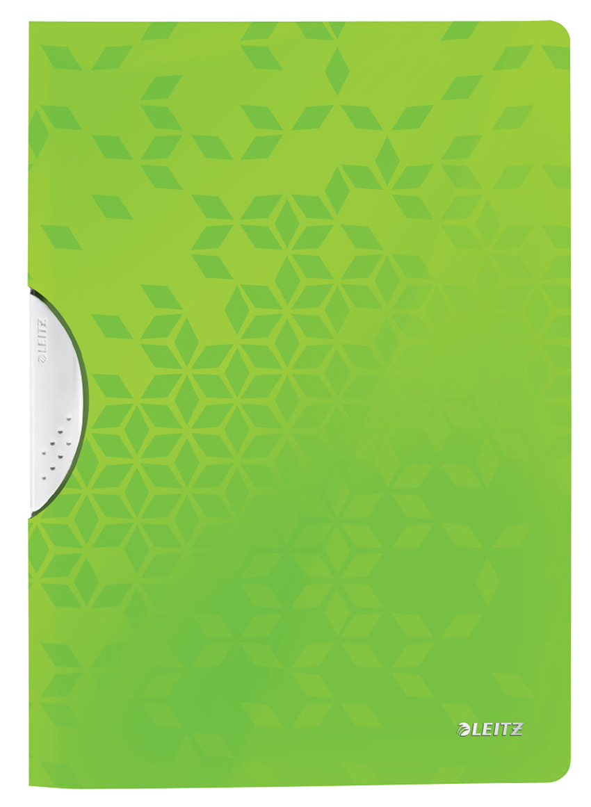 Папка з кліпом Leitz WOW ColorClip, A4 PP, колір "зелений металік" арт. 4185-00-54