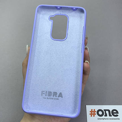Чохол для Xiaomi Redmi Note 9 щільний з мікрофіброю чохол на телефон сяомі редмі нот 9 бузковий sfa, фото 3