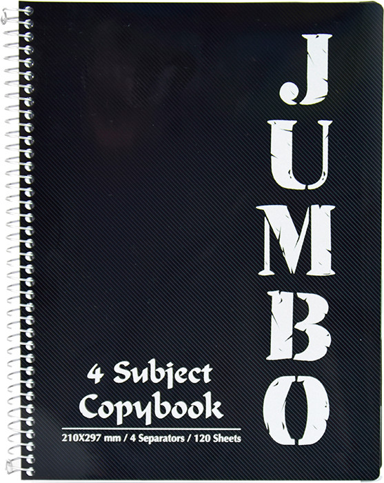 Блокнот А4. Mintra Jumbo. Чорний