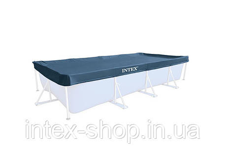 Тент-накидка Intex до каркасного прямокутного басейна (450x220 см), фото 1