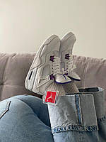 Кроссівки жіночі Nike Air Jordan Retro 4 на кожен день. Кросси для дівчат Найк Аір Джордан 4 Ретро., фото 4