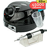 Фрезер для манікюру з насадками Drill Master ZS-601 65 Вт 45000 об/хв машинка для нігтів Nail Drill, фото 2