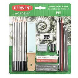 Набір для малювання Derwent Academy™ Sketching, 19 предметів