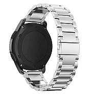 Ремінець браслет для смарт-годинника BeWatch сталевий для Samsung Galaxy Watch 46 мм Срібло (1020405), фото 2