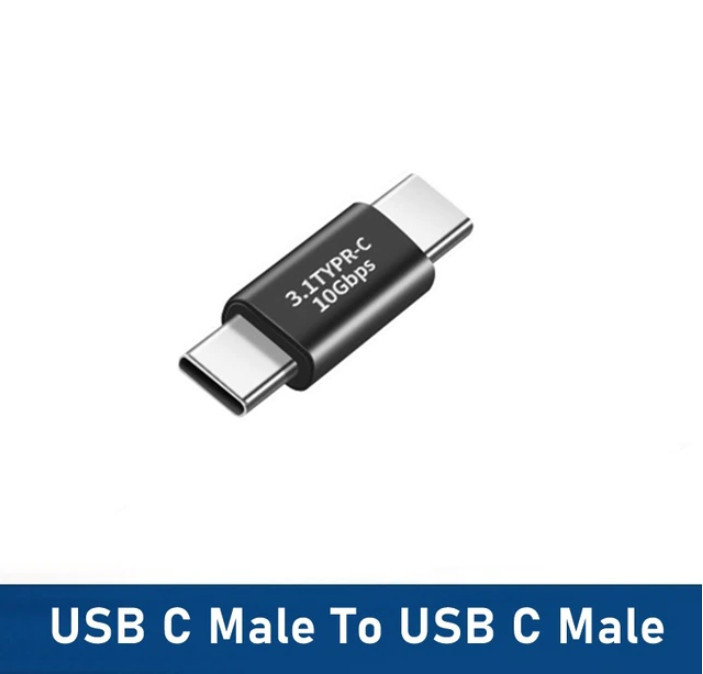 Перехідник адаптер Type C (тато) - Type C (тато)
