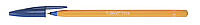 Ручка шариковая BIC Orange, синяя, 0,8мм (bc119911011) (443)