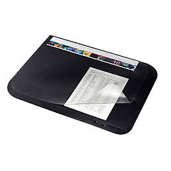 Настільна підложка Leitz Plus 500х650мм. Чорна.