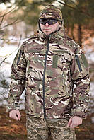Куртка тактическая Softshell софтшел флисовая куртка армейская военная мультикам 50 размер ВСУ
