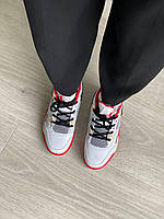 Стильні кросівки жіночі Nike Air Jordan Retro 4. Кроси для дівчат Найк Аір Джордан 4 Ретро весна осінь., фото 6