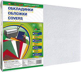 Обкладинка картонна DELTA COLOR 230гр/м2 A3 біла уп/100шт TМ DA