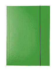 Папка на гумці картонна Esselte А4, колір "зелений" арт.13437