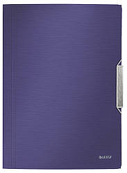 Папка-бокс на резинці Leitz Style, PP на 150 арк., колір "титановий синій", арт. 39770069